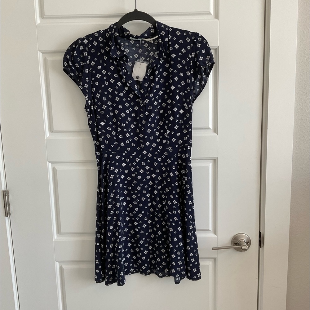Blue Button Up Urban Outfitters Dress